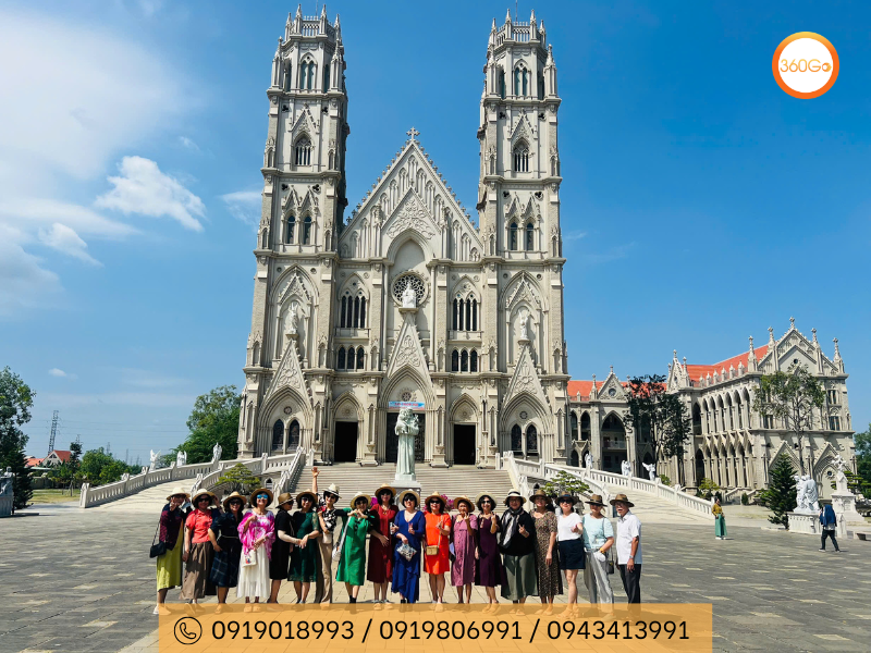Tham quan nhà Thờ Song Vĩnh trong tour Bình Châu - Du lịch 360Go